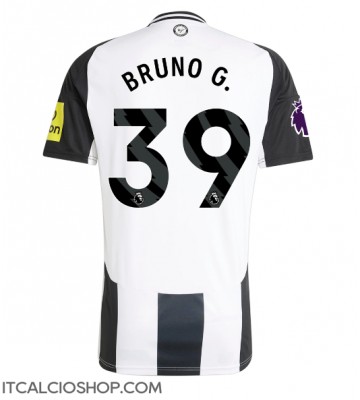 Newcastle United Bruno Guimaraes #39 Prima Maglia 2024-25 Manica Corta